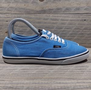 Vans Authentic Skate Shoes Sneaker Womens Size 7 Blue White